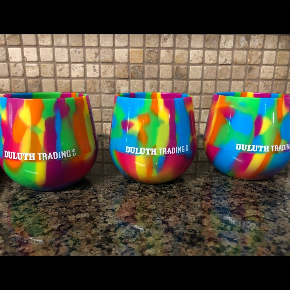 Duluth Trading unbreakable silicone cups.